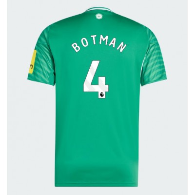 Moški Nogometni dresi Newcastle United Sven Botman #4 Gostujoči 2025-26 Kratek Rokav Moški Nogometni dresi Newcastle United Sven Botman #4 Gostujoči 2025-26 Kratek Rokav